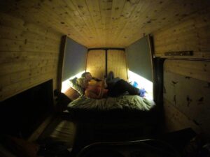 Bed-side Cupboards the van conversion guide