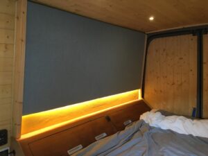 Fabric panels and Side Lights the van conversion guide