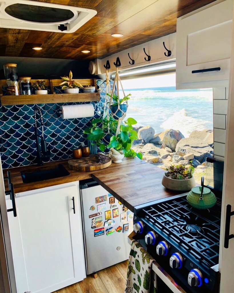 Aaron and Meg's Pro Master Van Conversion Fit for a Luxury Chef the van conversion guide e-book