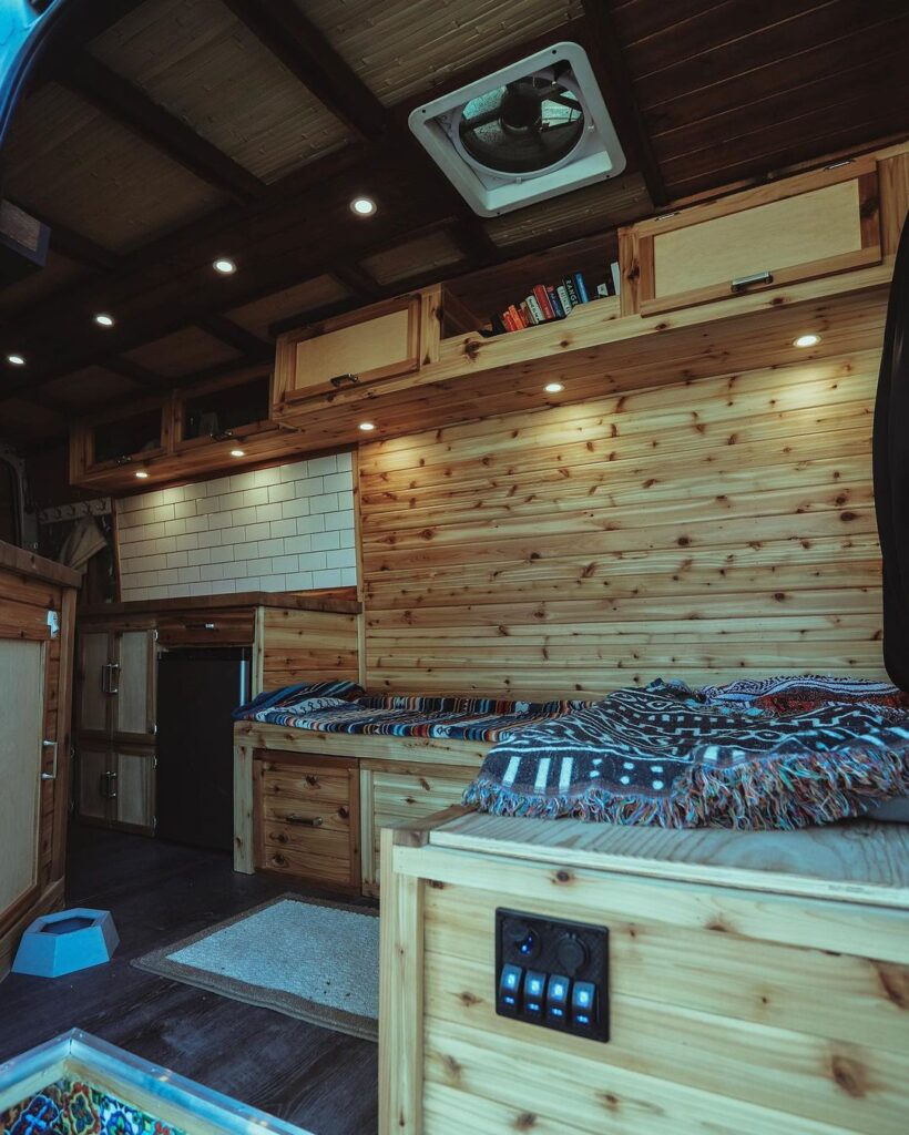 Shane’s Beautifully Hand-Crafted Wooden 2013 Mercedes Sprinter Van Conversion the van conversion guide e-book