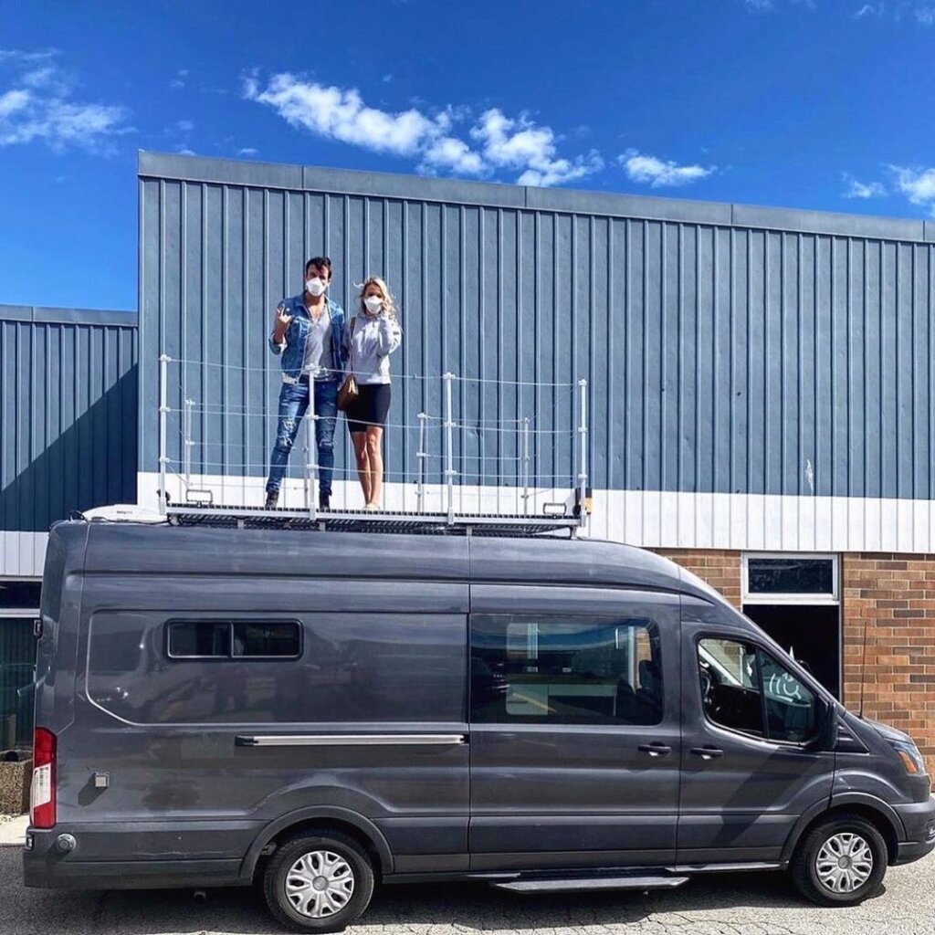 Eric and Kalsey’s ‘Show on the Road’ Ford Transit Van Conversion