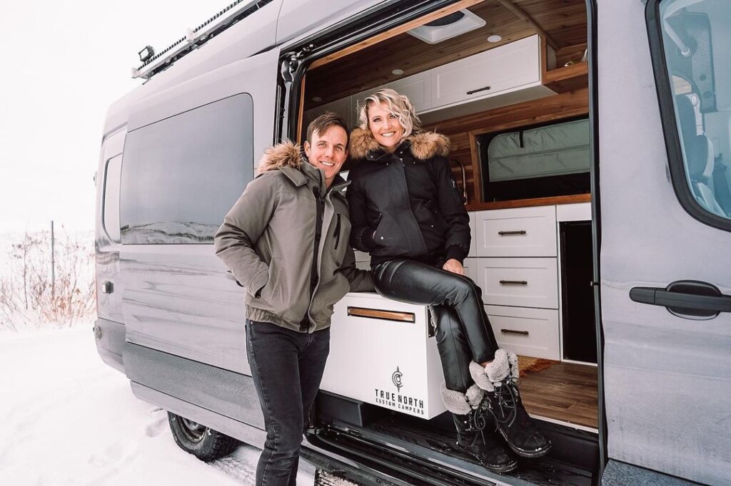 Eric and Kalsey’s ‘Show on the Road’ Ford Transit Van Conversion